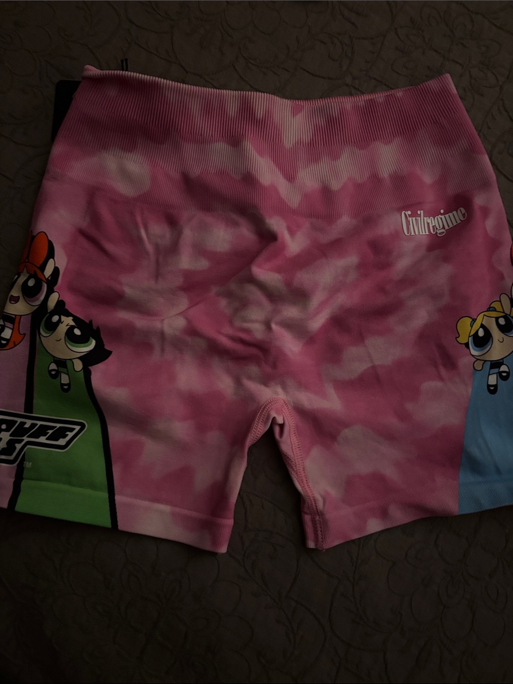 Civil Regime Pink Tie-Dye Powerpuff Girls Active Set - Picture 2 of 4